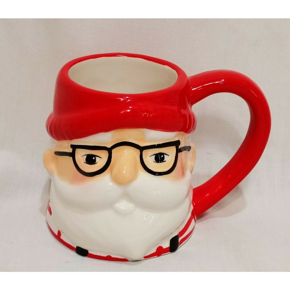 Santa Claus Saint Nick Coffee Mug Face Head Cup 11 oz Holiday Threshold Target